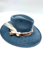 Large Atlantic Blue Fedora
