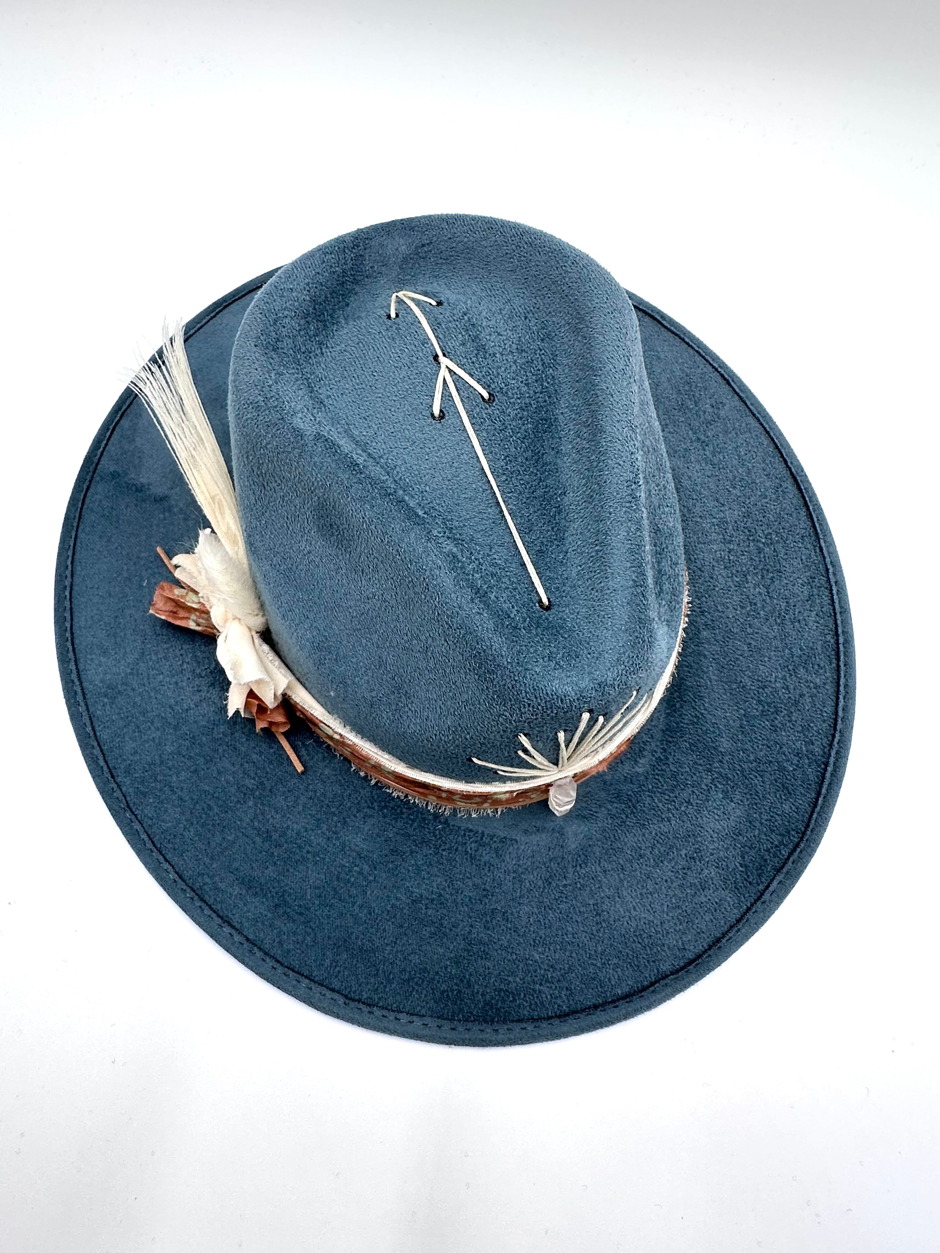 Large Atlantic Blue Fedora