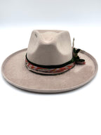 Large Cappuccino Rolled Up Fedora