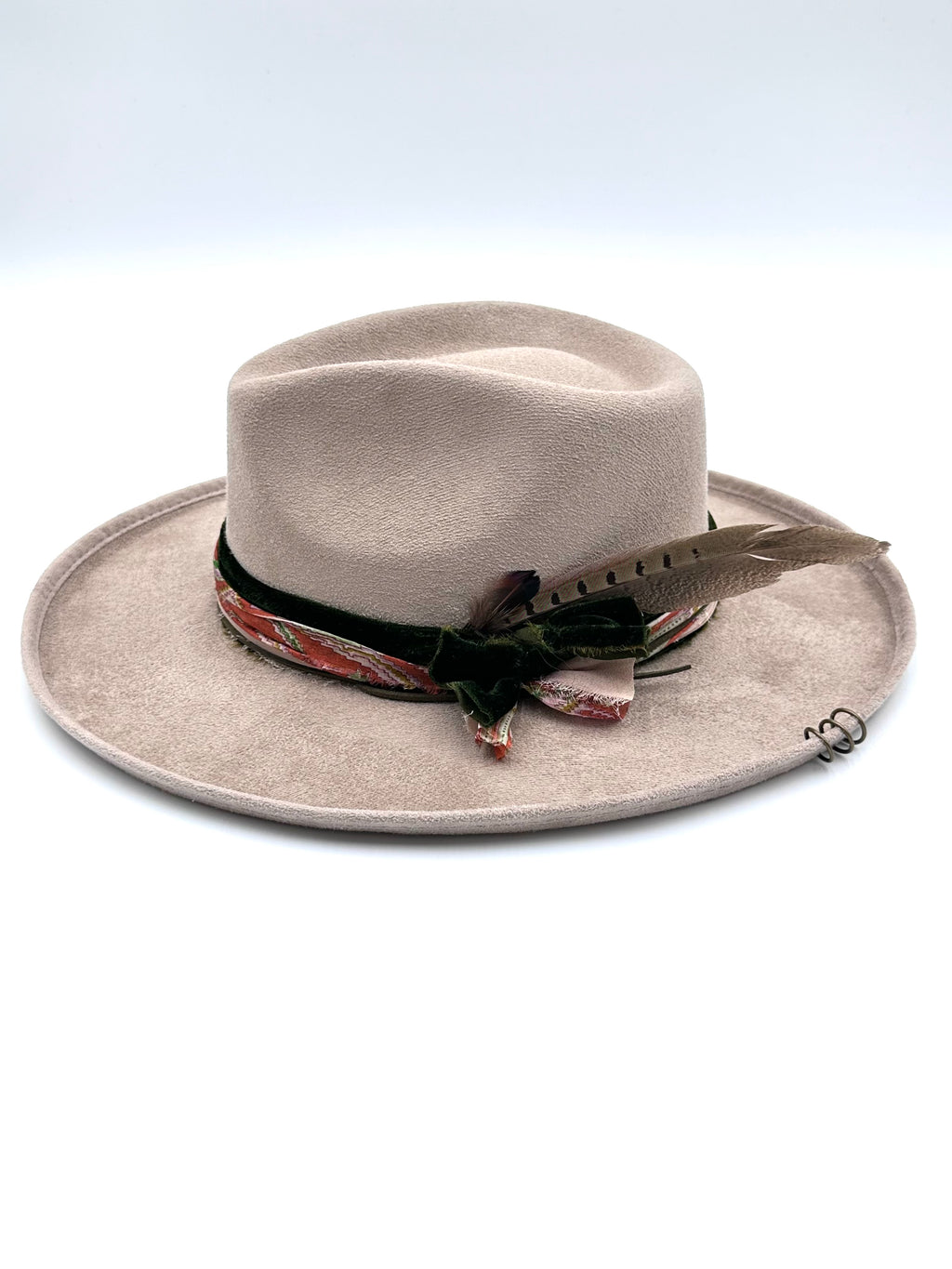 Large Cappuccino Rolled Up Fedora