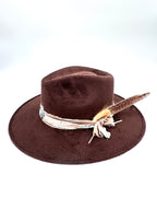 Large Chocolate Fedora