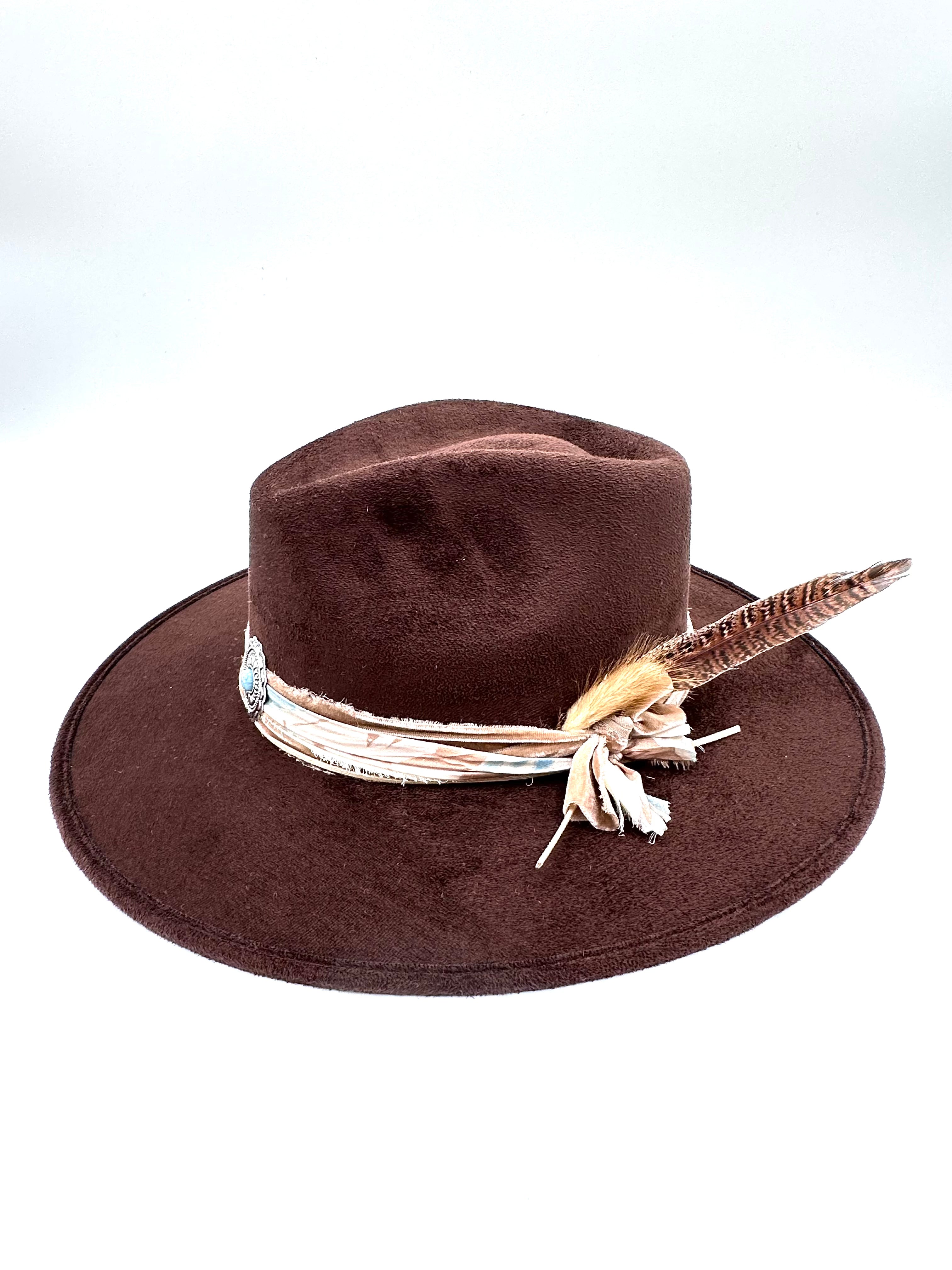 Large Chocolate Fedora
