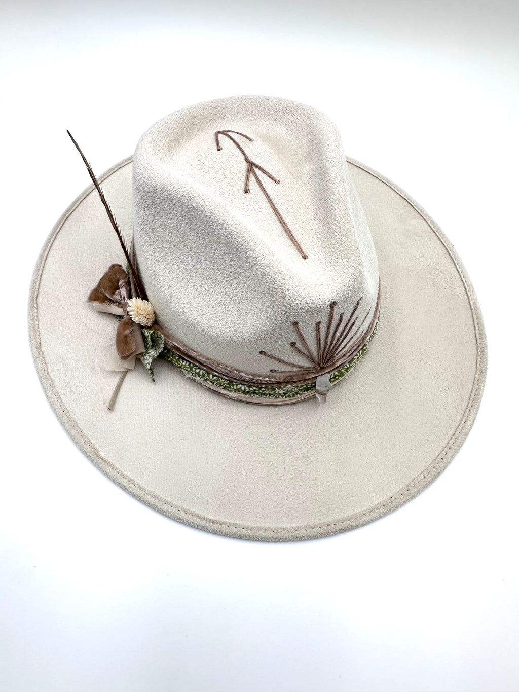 Large Ivory Fedora