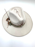 Large Ivory Fedora