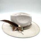 Large Ivory Fedora