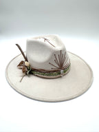 Large Ivory Fedora