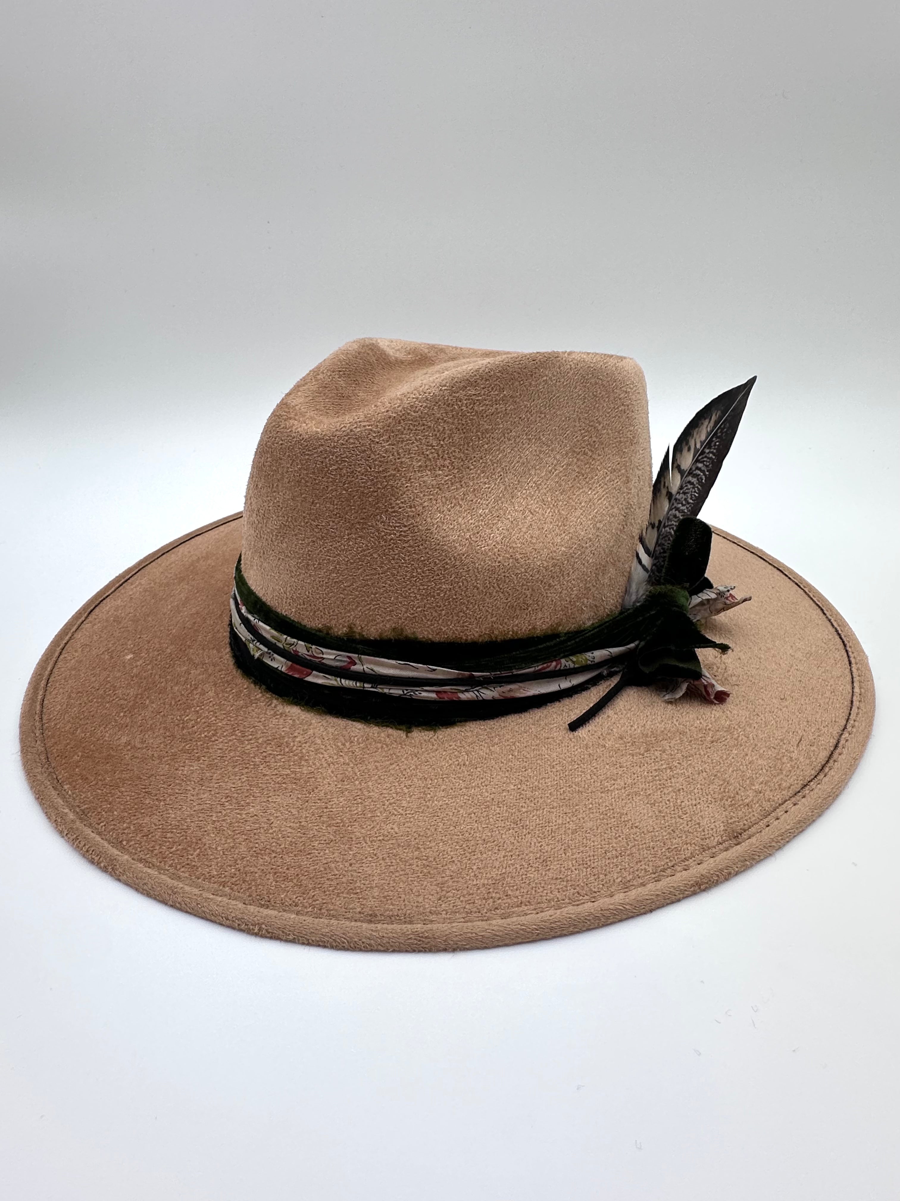 Large Khaki Fedora