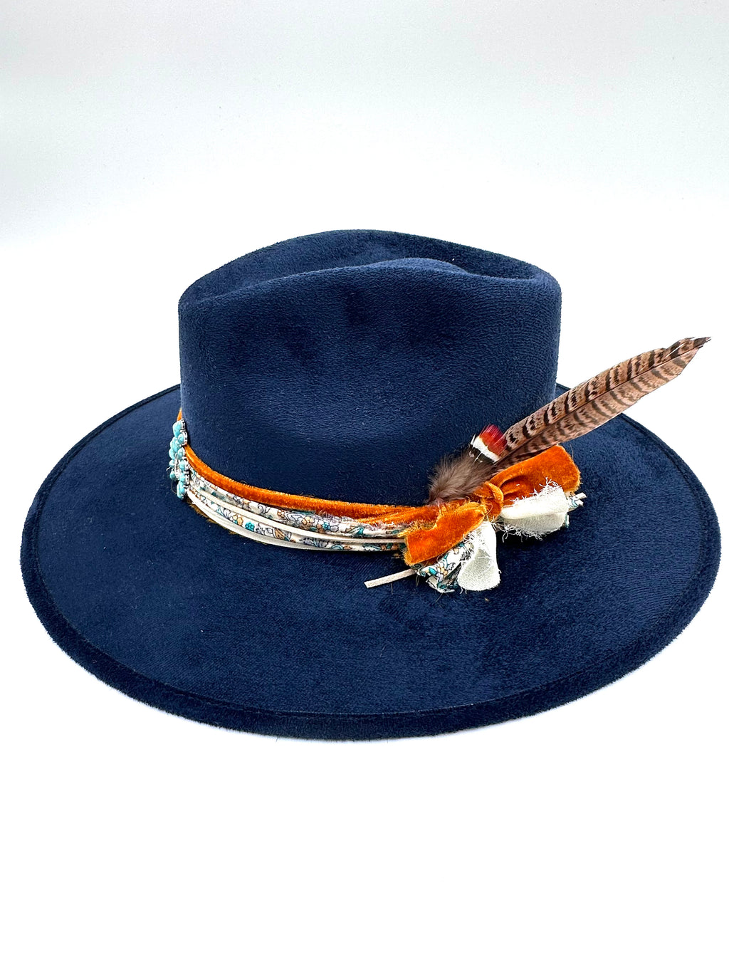 Large Navy Fedora