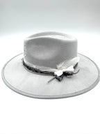 Large Silver Fedora