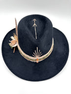 Medium Black Cowgirl