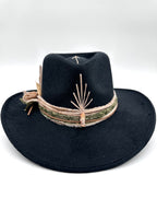 Medium Black Cowgirl