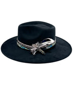 Medium Black Fedora