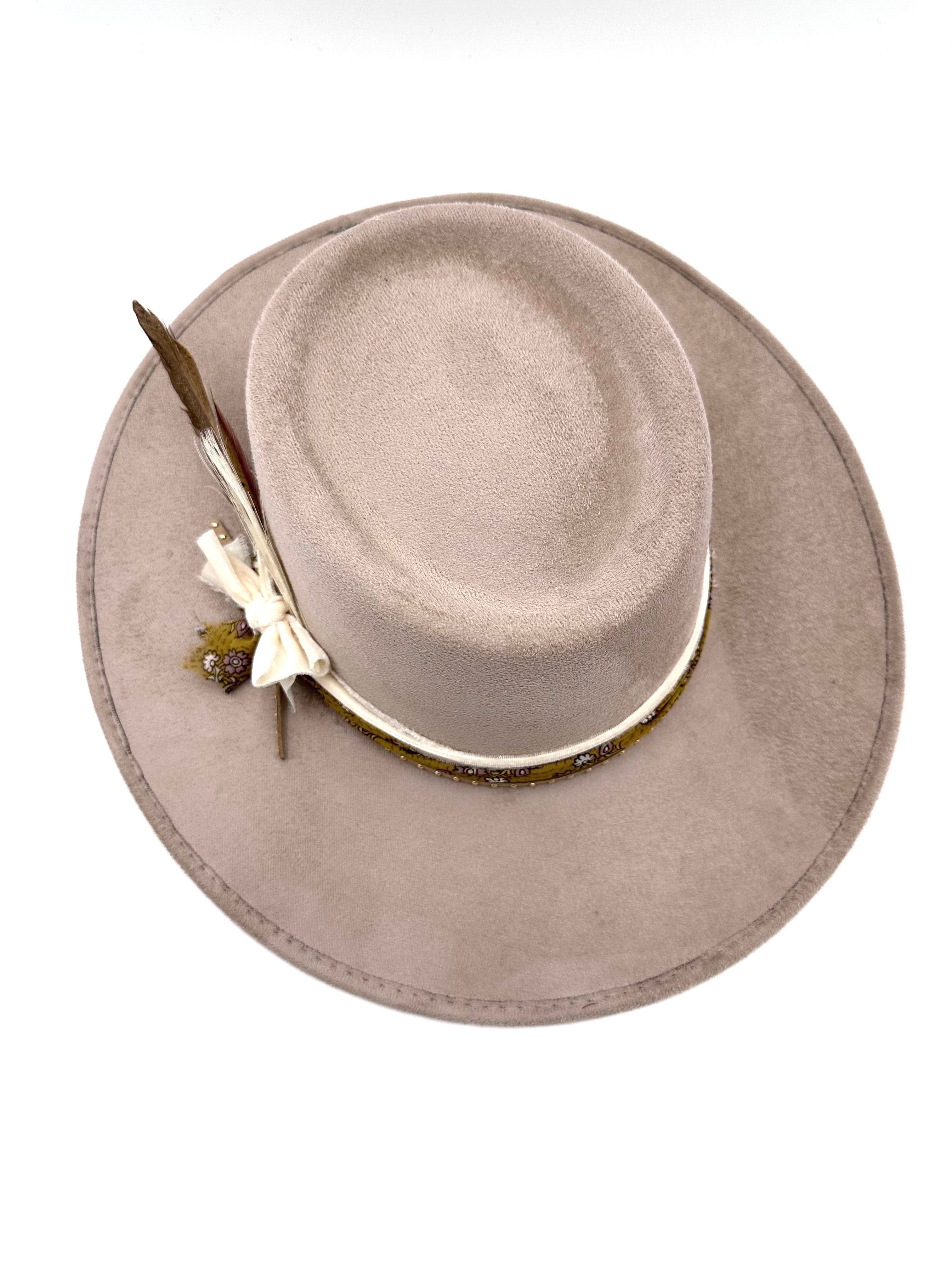 Medium Cappuccino Boater