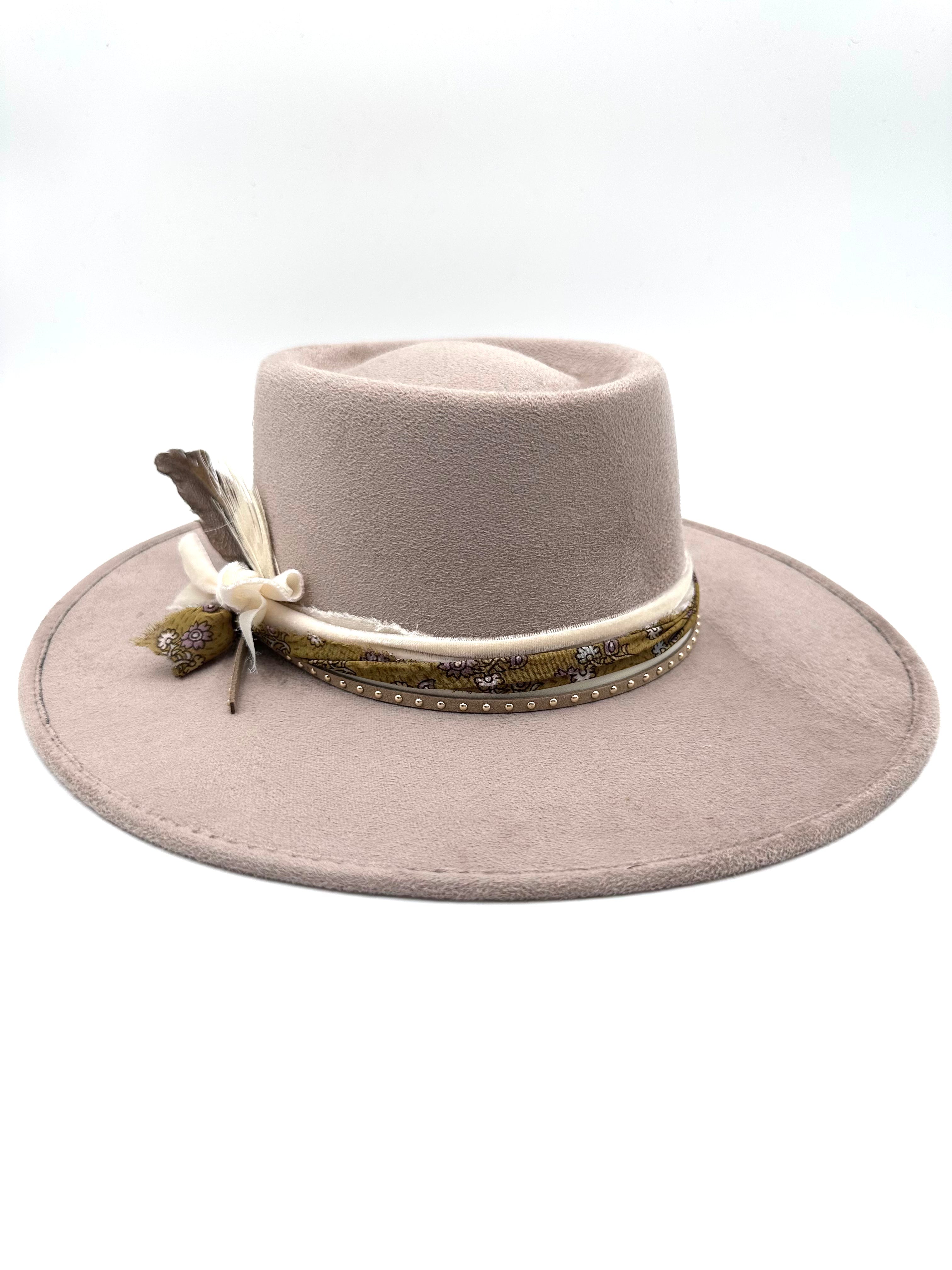 Medium Cappuccino Boater