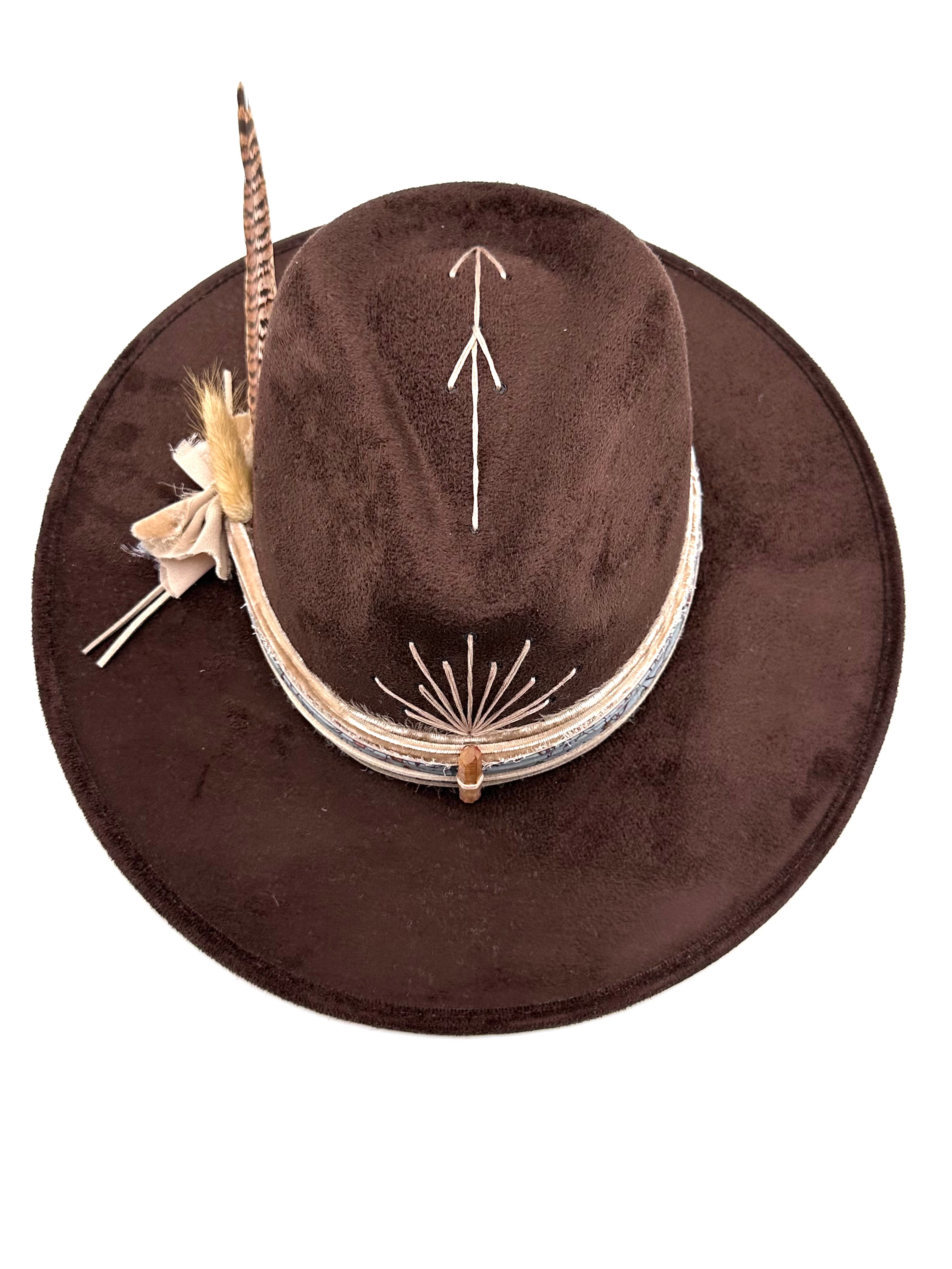 Medium Chocolate Fedora