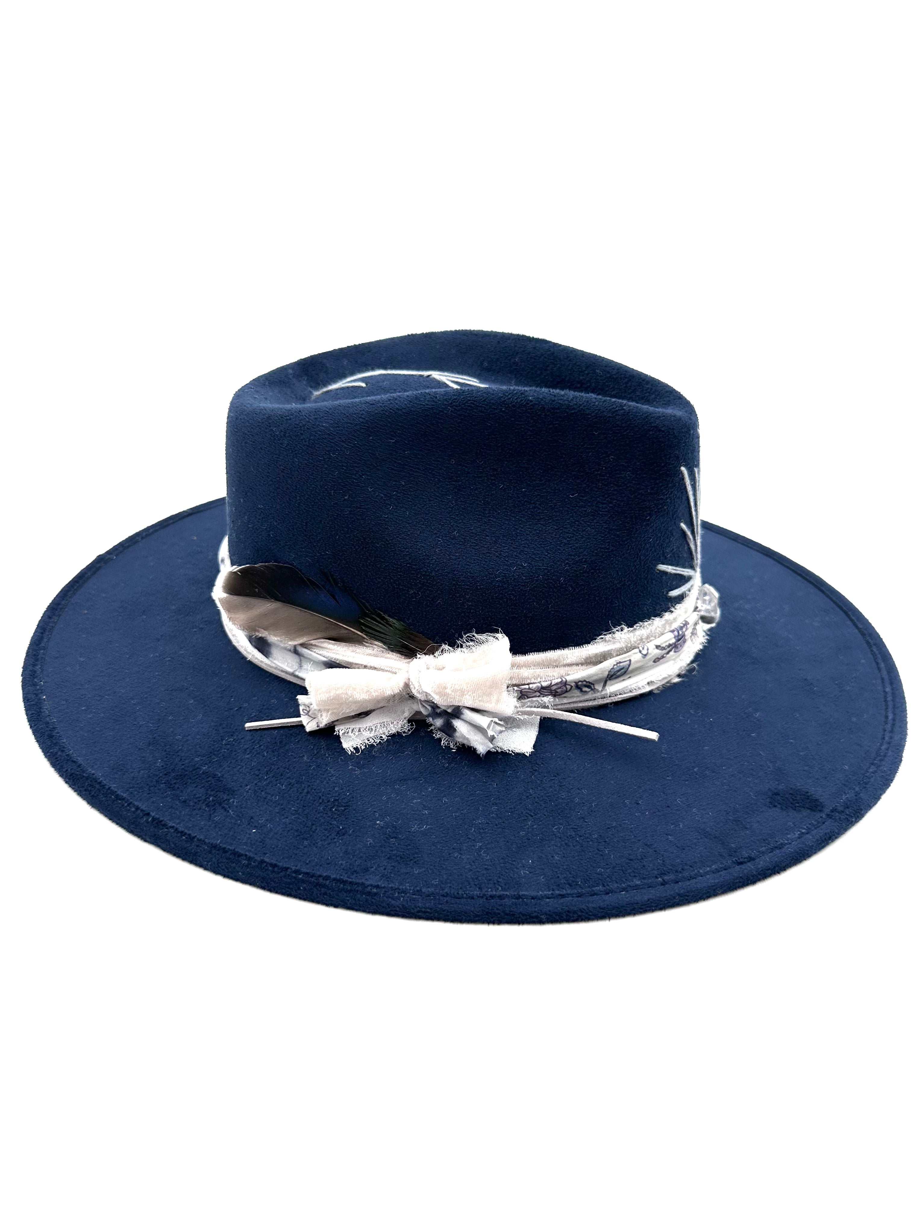 Medium Navy Fedora