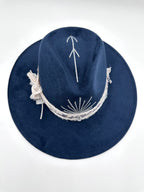 Medium Navy Fedora