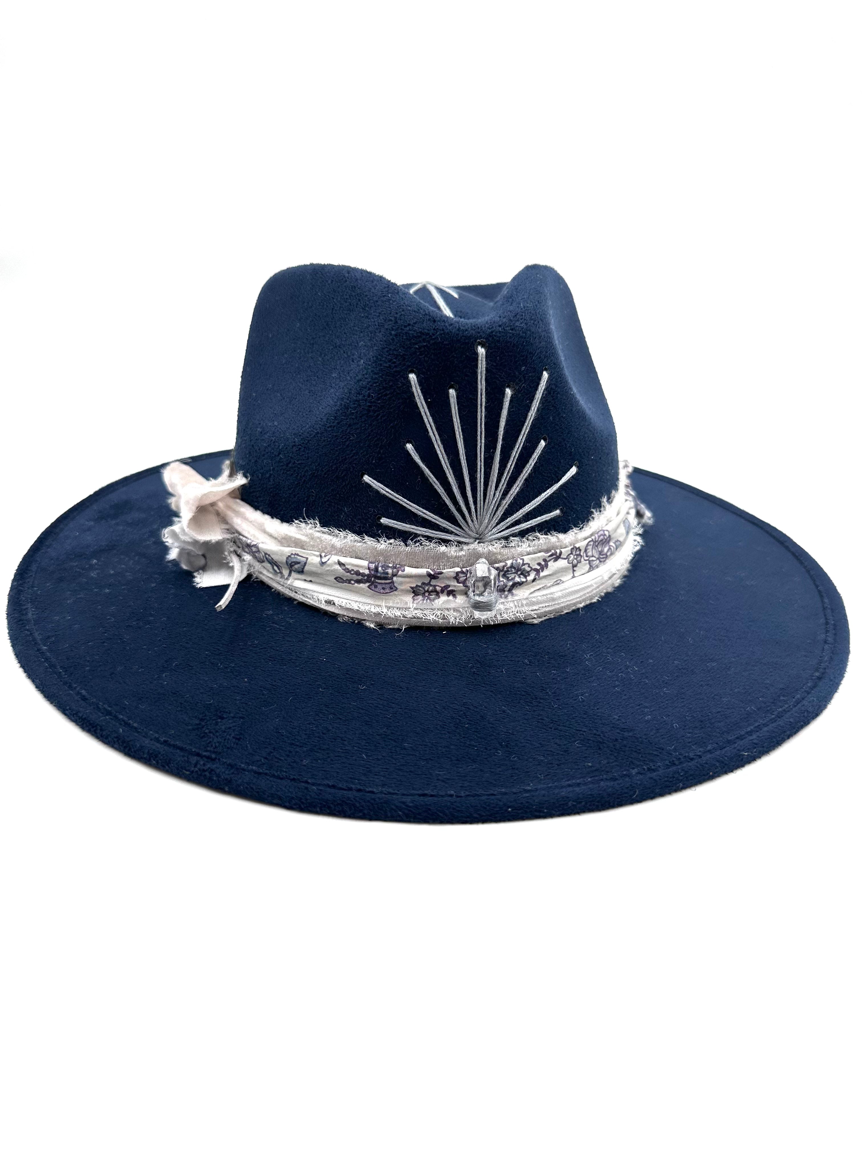 Medium Navy Fedora