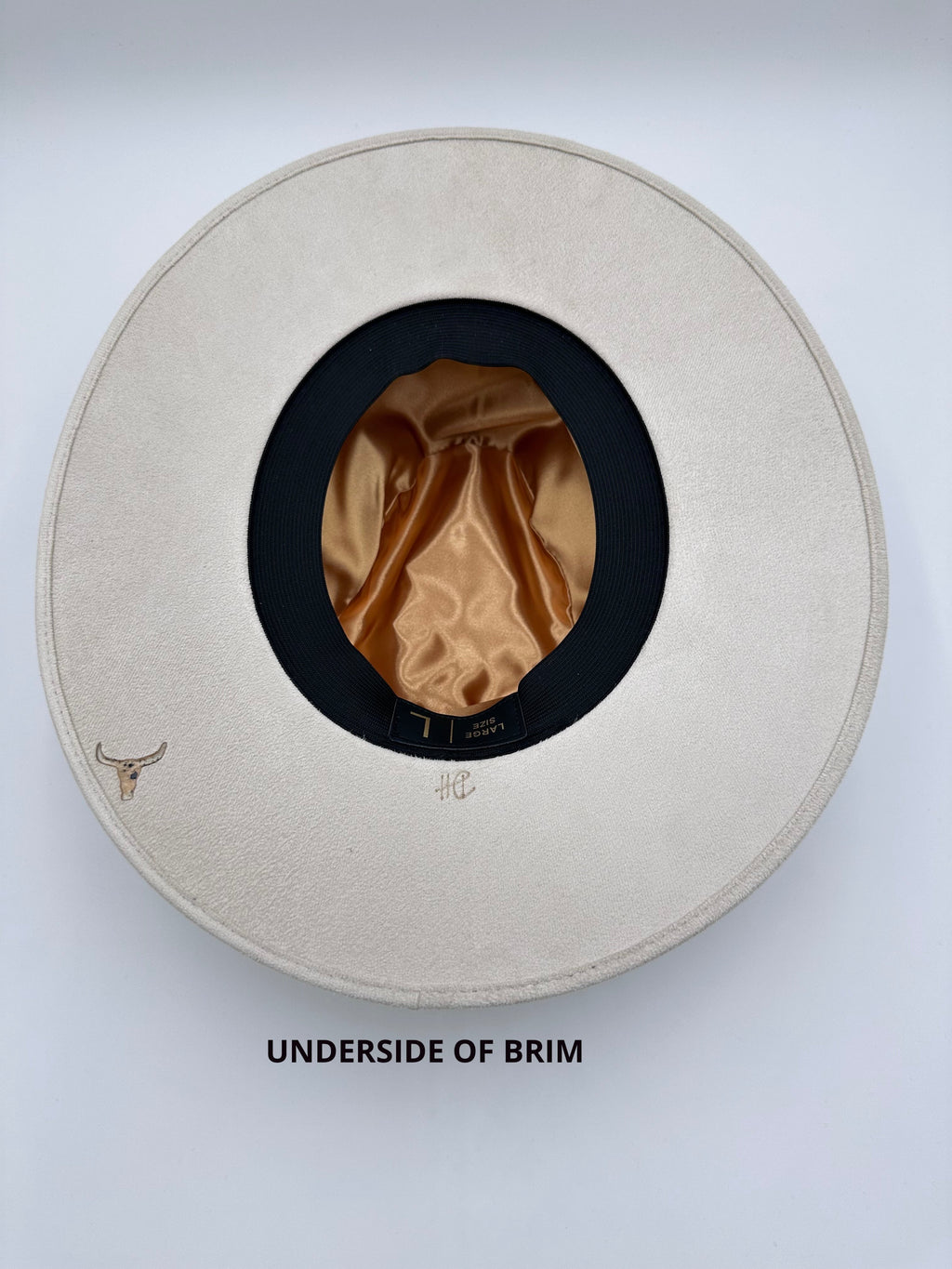 Large Khaki Sunburst Fedora